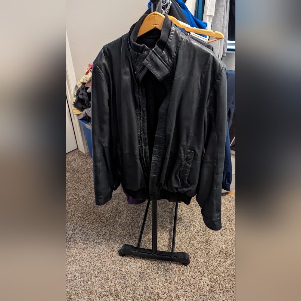 French Connection Genuine Leather Jacket medium